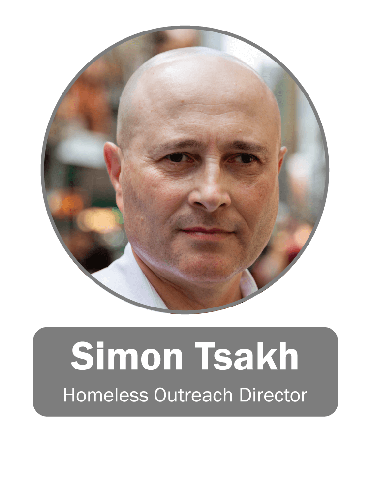 Simon Tsakh | Homeless Outreach Director